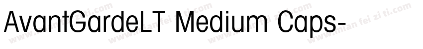 AvantGardeLT Medium Caps字体转换